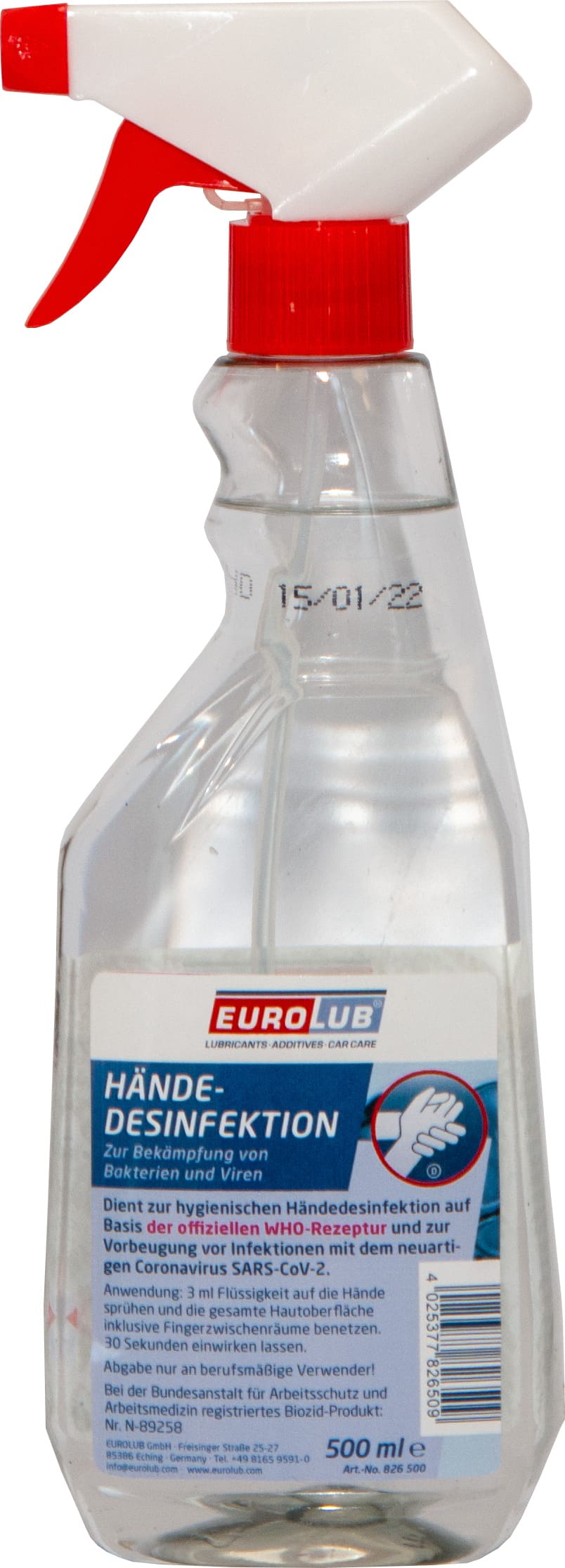 EUROLUB Händedesinfektion